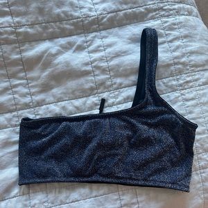 Triangl Two Piece Swimsuit/ One should top and high rise bottoms